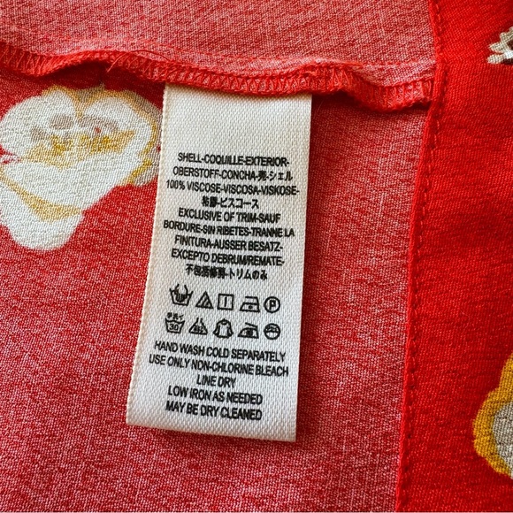 Free People Maxi Wrap Dress Floral Print Size Small - Picture 7 of 8